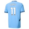 Camiseta de fútbol Manchester City Doku 11 Niño 1ª equipación 2024-25